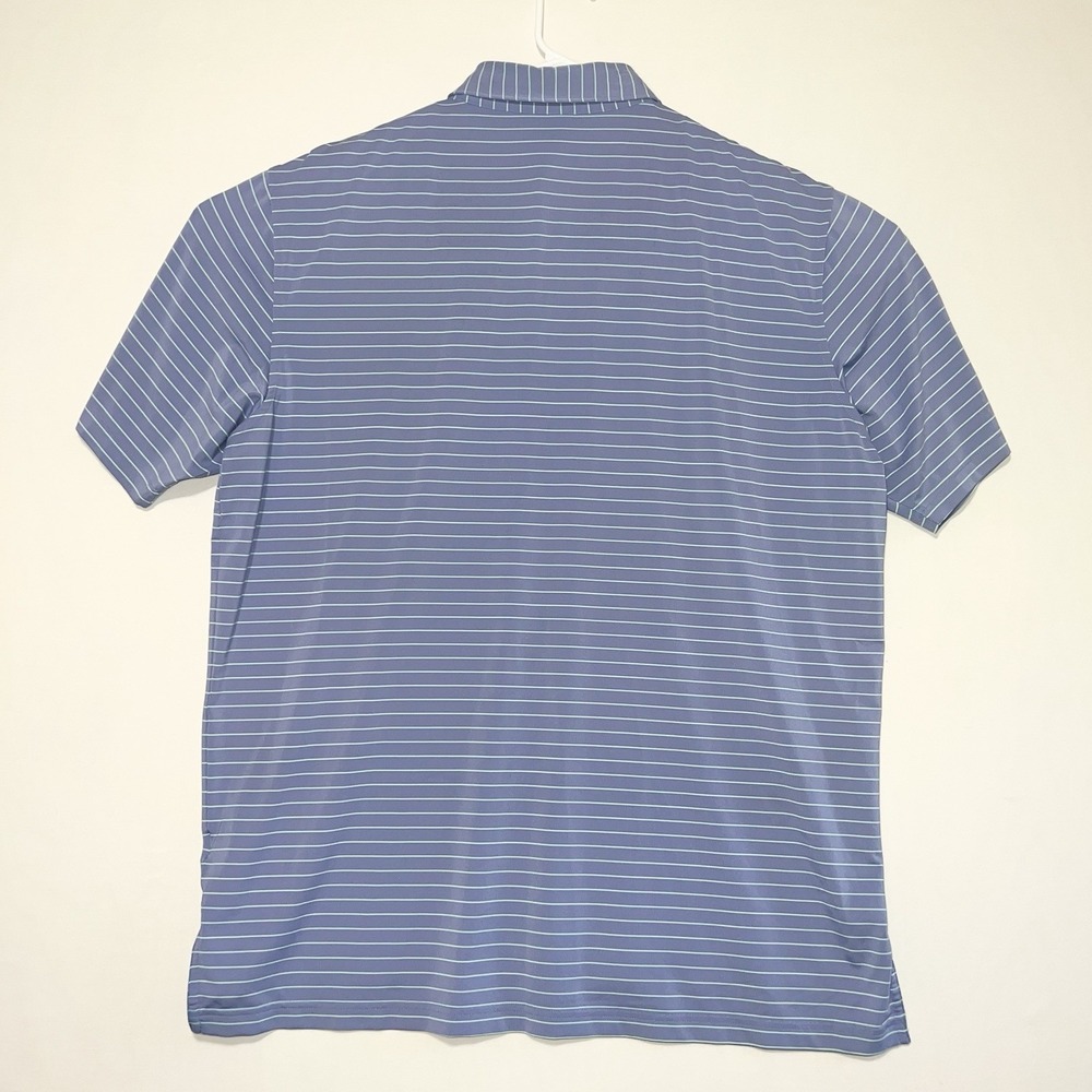Peter Millar Summer Comfort Polo Shirt Mens XL Golf Stretch Lightweight Blue - Picture 2 of 8
